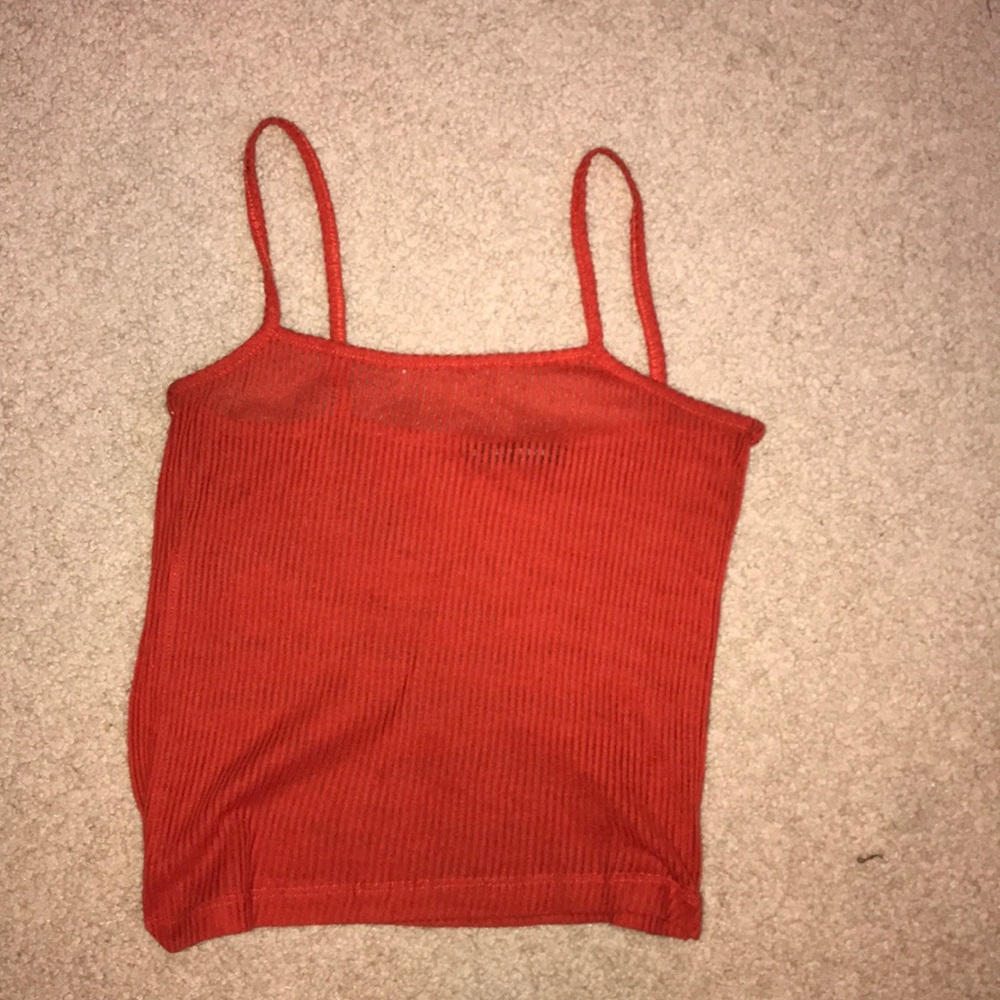 red tank top